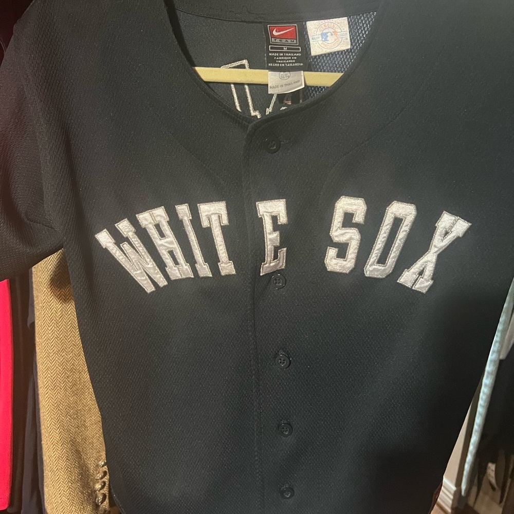 Nike Black White Sox Jersey